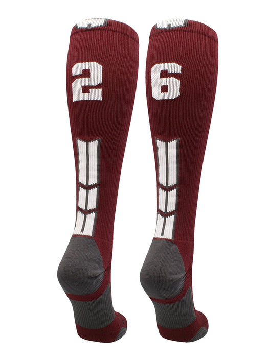 Player Id Jersey Number Socks Over the Calf Length Maroon White