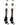 MadSportsStuff socks #89 / Large Player Id Jersey Number Socks Over the Calf Length White Black