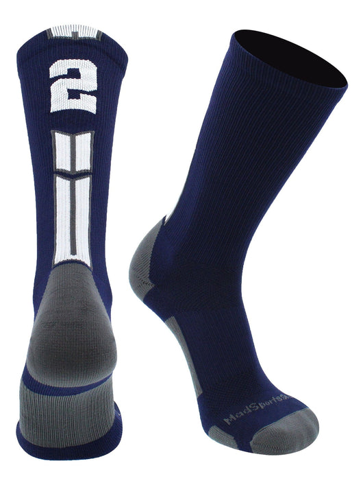 MadSportsStuff socks Player Id Jersey Number Socks Crew Length Navy White