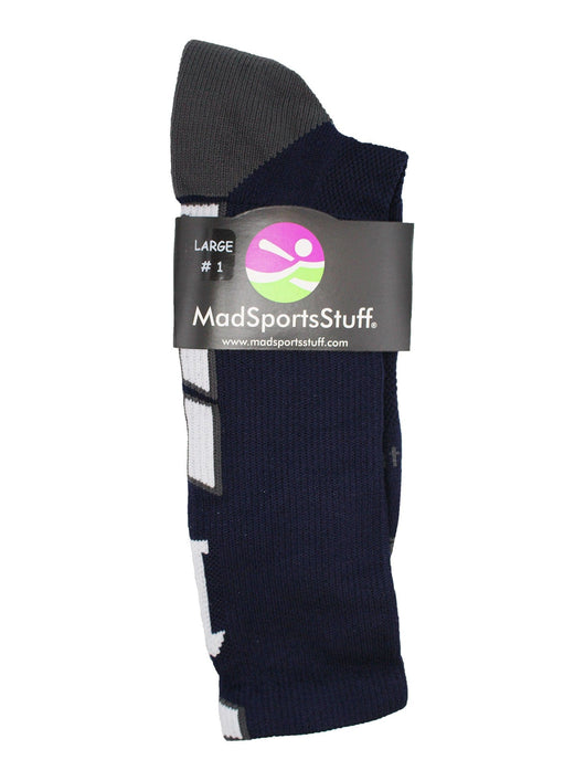 MadSportsStuff socks Player Id Jersey Number Socks Crew Length Navy White
