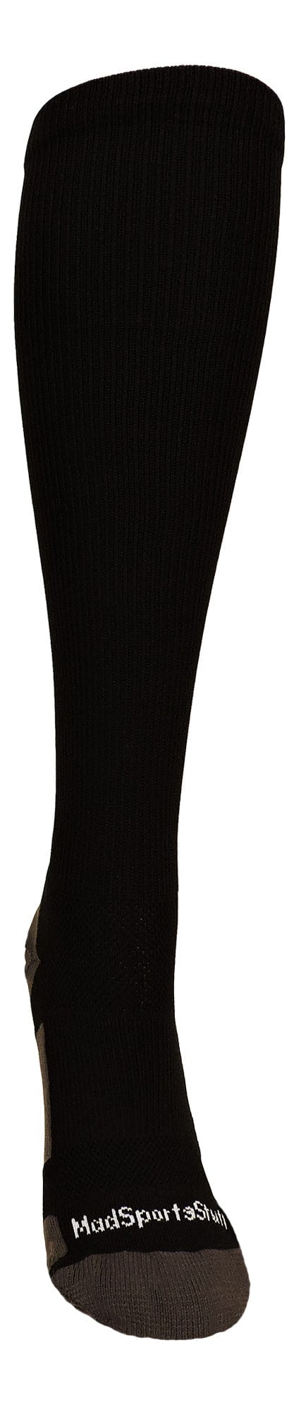 MadSportsStuff socks Player Id Jersey Number Socks Over the Calf Length Black White