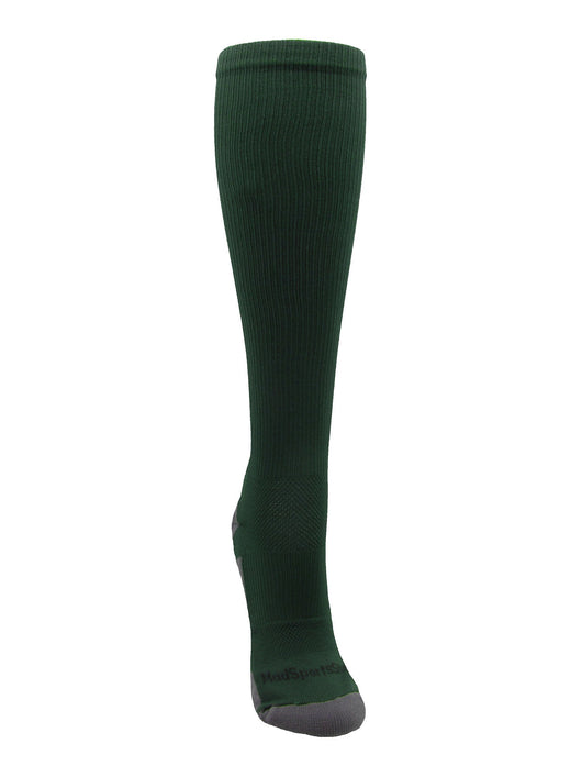 MadSportsStuff socks Player Id Jersey Number Socks Over the Calf Length Dark Green White