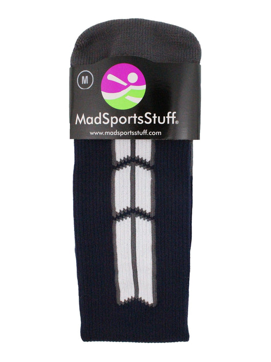 MadSportsStuff socks Player Id Jersey Number Socks Over the Calf Length Navy White