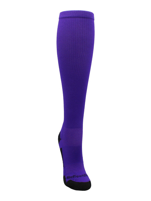 MadSportsStuff socks Player Id Jersey Number Socks Over the Calf Length Purple White