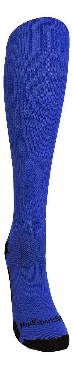 MadSportsStuff socks Player Id Jersey Number Socks Over the Calf Length Royal White